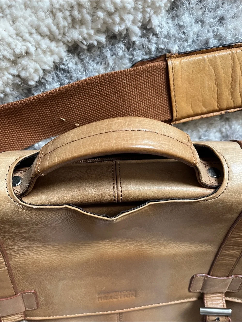 Kenneth Cole Reaction leather thick